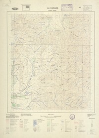 La Vacada 334500 - 703000 [material cartográfico] : Instituto Geográfico Militar de Chile.