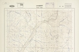 Lambert 294500 - 710000 [material cartográfico] : Instituto Geográfico Militar de Chile.