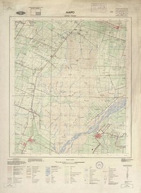 Maipo 333730 - 704500 [material cartográfico] : Instituto Geográfico Militar de Chile.
