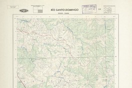 Río Santo Domingo 395230 - 730000 [material cartográfico] : Instituto Geográfico Militar de Chile.