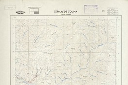 Termas de Colina 330730 - 703000 [material cartográfico] : Instituto Geográfico Militar de Chile.