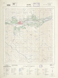 Vicuña 300000 - 703730 [material cartográfico] : Instituto Geográfico Militar de Chile.