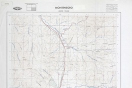 Montenegro 325230 - 704500 [material cartográfico] : Instituto Geográfico Militar de Chile.