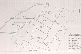 Chillán urbano distritos censales 1982. [material cartográfico] :