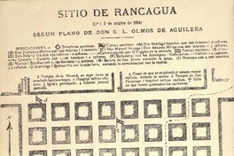 [Sitio de Rancagua]  [material cartográfico]