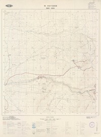 El Salvador 2600 - 6930 [material cartográfico] : Instituto Geográfico Militar de Chile.