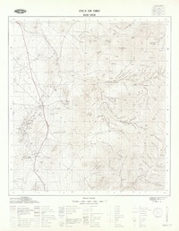 Inca de Oro 2630 - 6930 [material cartográfico] : Instituto Geográfico Militar de Chile.
