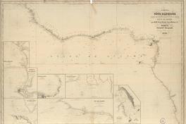Carte de la Cote d'Afrique comprise entre les Iles de Los et St. Paul de Loando: Golfe de Guinée [material cartográfico] : par M.M. Vidal, Boteler,Arlett, Redford &a.