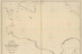 Carte du bassin compris entre les côtes de Tripoli, la Sicile et la Morée redigée d'après les travaux de W. H. Smyth [material cartográfico] : par Robiquet Hydrographe.