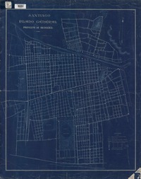 Santiago plano general del Proyecto de Desagües. [material cartográfico] :