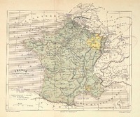France a la mort de Louis XIV, 1715 Traité de Westphalie [material cartográfico]: dressé par A. Vuillemin; gravé par E. George.