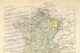 France a la mort de Louis XIV, 1715 Traité de Westphalie [material cartográfico]: dressé par A. Vuillemin; gravé par E. George.
