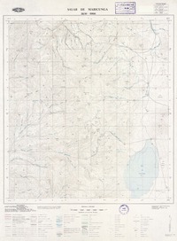 Salar de Maricunga 2630 - 6900 [material cartográfico] : Instituto Geográfico Militar de Chile.