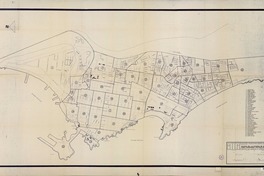 Plano de la ciudad de Iquique con unidades vecinales [material cartográfico] : Ilustre Municipalidad de Iquique, Depto. de Obras y Urbanización.