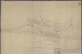 Pueblo de Ayquina  [material cartográfico] I. Municipalidad de Calama, Depto. de Obras Municipales.