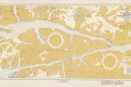 Chile, Isla Tierra del Fuego, Canal Beagle, Brazos Noroeste y Sudoeste  [material cartográfico] por el Servicio Hidrográfico y Oceanógrafico de la Armada de Chile.