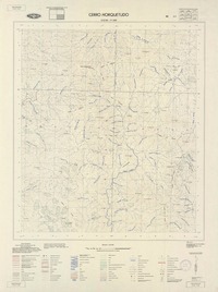 Cerro Horquetudo 310730 - 711500 [material cartográfico] : Instituto Geográfico Militar de Chile.