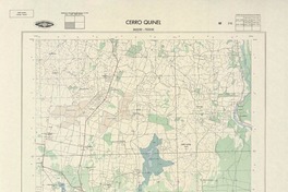 Cerro Quinel 365230 - 722230 [material cartográfico] : Instituto Geográfico Militar de Chile.