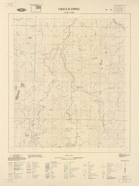 Cuesta el Espino 311500 - 710000 [material cartográfico] : Instituto Geográfico Militar de Chile.