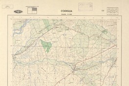 Codigua 334500 - 711500 [material cartográfico] : Instituto Geográfico Militar de Chile.
