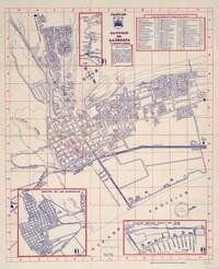 Plano de la ciudad de La Serena  [material cartográfico] Sergio A. Hones C., dibujante técnico.