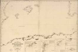 Carte générale des Cotes de l'Algérie et des Iles Baléares avec les sondes et l'indication des Feux, dressé d'apres les derniers documents. [material cartográfico] :