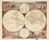 Nova orbis tabvula in lvcem edita  [material cartográfico] A. F. de Wit.