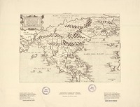 Il disegno del discoperto della nova Franza : ilquale s'c havuto ultimamente dalla novissima navigatione de Franzesi in quel luogo: nel quale si uedono tutti l'Isole, Porti, Capi, et luoghi fra terra chein quella sono Bolognini Zalterii.