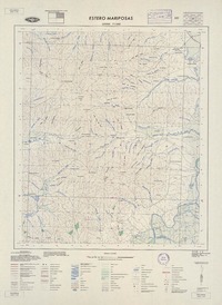 Estero Mariposas 333000 - 711500 [material cartográfico] : Instituto Geográfico Militar de Chile.