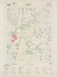 Graneros 340000 - 703730 [material cartográfico] : Instituto Geográfico Militar de Chile.