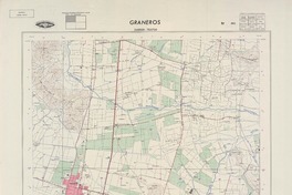 Graneros 340000 - 703730 [material cartográfico] : Instituto Geográfico Militar de Chile.