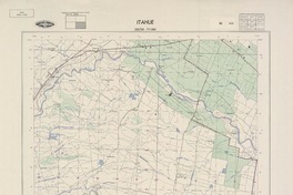 Itahue 350730 - 711500 [material cartográfico] : Instituto Geográfico Militar de Chile.