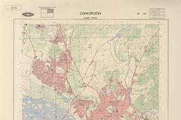 Concepción 364500 - 730000 [material cartográfico] : Instituto Geográfico Militar de Chile.