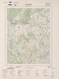 Catamutún 400730 - 730730 [material cartográfico] : Instituto Geográfico Militar de Chile.