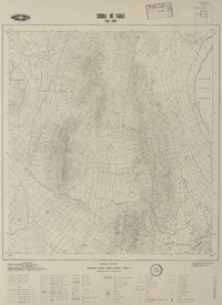 Sierra de Varas 2430 - 6900 [material cartográfico] : Instituto Geográfico Militar de Chile.