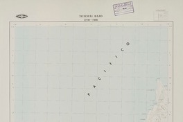 Totoral Bajo 2730 - 7100 [material cartográfico] : Instituto Geográfico Militar de Chile.