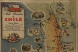 Mapa panorámico de Chile  [material cartográfico].