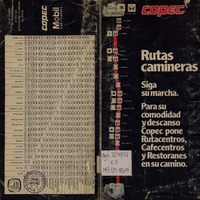 Rutas camineras  [material cartográfico] COPEC.