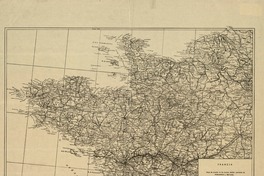 Francia mapa de invasión de las fuerzas aliadas : provincias de Normandia y Bretaña [material cartográfico] : editado por el Servicio de Prensa de la Legación de Francia.