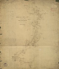 Demarcación de límites con Chile mapa preliminar [de la] Subcomisión [Argentina] no. 6, Sección G. Lange. [material cartográfico] :