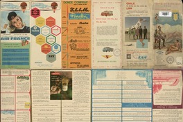 Plano de Santiago Chile : english-spanish guide. [material cartográfico] :