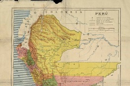 Perú  [material cartográfico] publicado por la Vda. de Ch. Bouret; grabado por J. Besson.