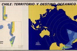 Chile: territorio y destino oceánico [material cartográfico] proyección: Mario Arnello R.