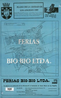 Plano de la ciudad de Los Angeles  [material cartográfico] Municipalidad de Los Angeles.