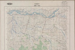Comuy 3900 - 7245 [material cartográfico] : Instituto Geográfico Militar de Chile.
