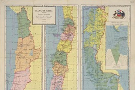 Mapa de Chile regionalizado [material cartográfico] Instituto Geográfico Militar de Chile.