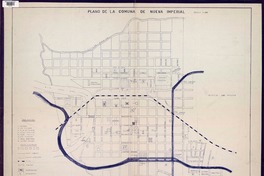 Plano de la comuna de Nueva Imperial  [material cartográfico] I. Municipalidad de Nueva Imperial, Dirección de Obras.
