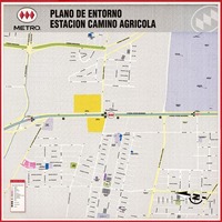 Plano de entorno Estación Camino Agrícola  [material cartográfico] [Dirección General de Metro]