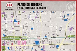 Plano de entorno Estación Santa Isabel  [material cartográfico] [Dirección General de Metro]