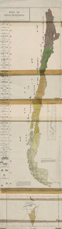 Mapa de zonas pesqueras  [material cartográfico] J. Carlos Castilla Z.